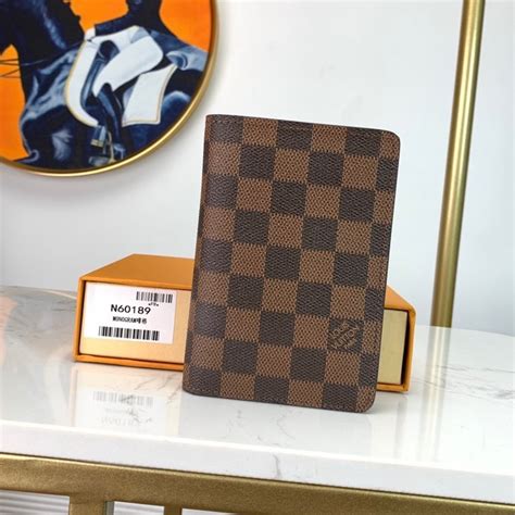 louis vuitton passport cover damier|louis vuitton large passport wallet.